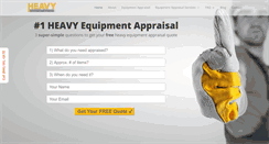 Desktop Screenshot of heavyequipmentappraisal.com